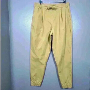 NORTH FACE Pants Tan Beige Khaki Hiking Joggers High Waist Relaxed Women Large